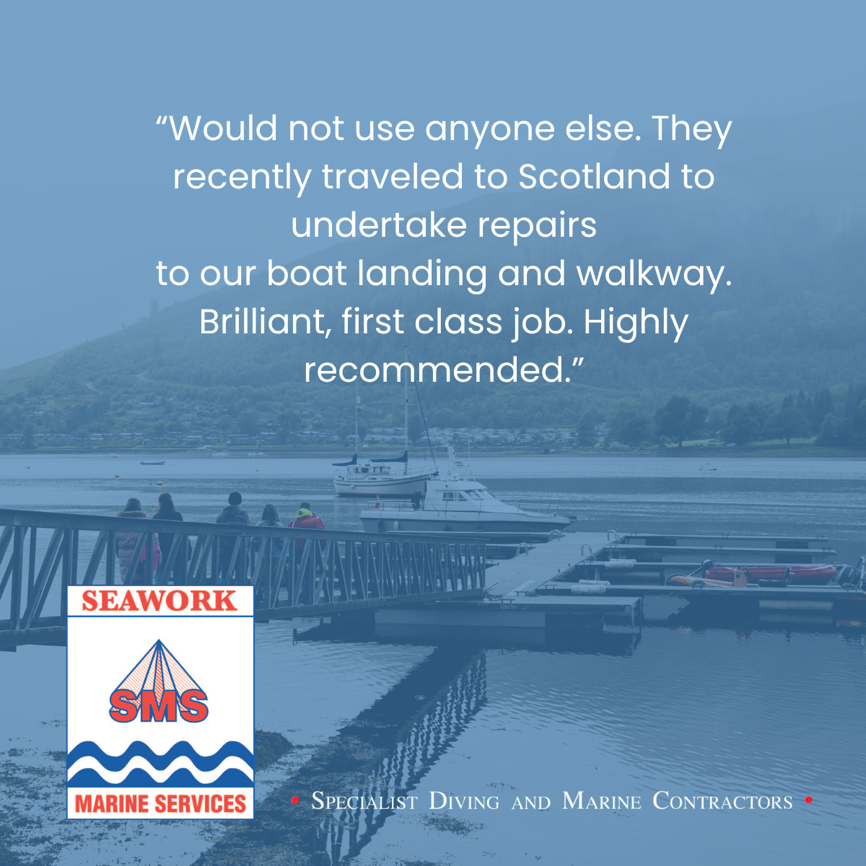 Client feedback, Seawork Marine Services