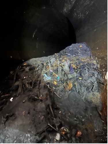 Culvert confined space operation, Seawork Marine Services