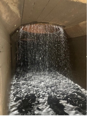 Culvert confined space operation, Seawork Marine Services