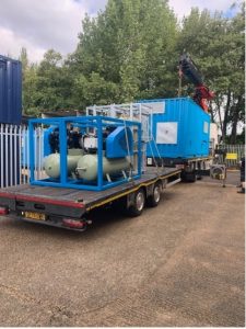 Dive system mobilised at Sheerness, Seawork Marine Services