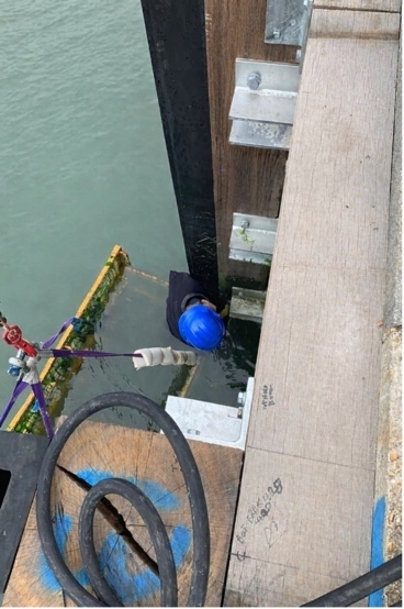 Fender replacement, Seawork Marine Services